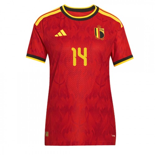 Belgija Dodi Lukebakio #14 Domaci Dres za Ženska SP 2026 Kratak Rukavima